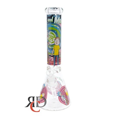 WATER PIPE BEAKER GLOW IN DARK WP25059 1CT